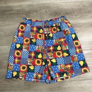 Eagles Eye Sport 1995 Vintage Shorts Sunflower Pear Plaid Large